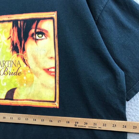 Vintage Martina McBride Concert Band Black Shirt 2X - Picture 5 of 9